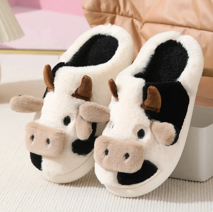 Cow Slippers