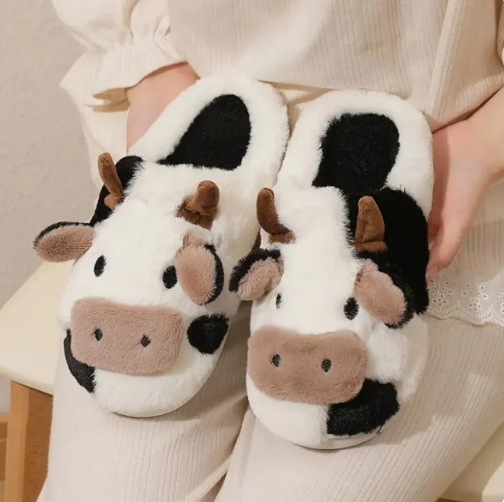 Cow Slippers