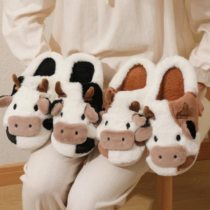 Cow Slippers