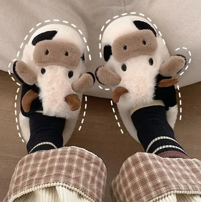 Cow Slippers